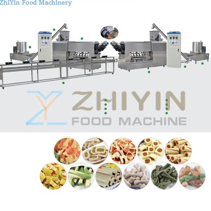 Pet Chews Production Line,Pet food production line, pet molar rod making machine