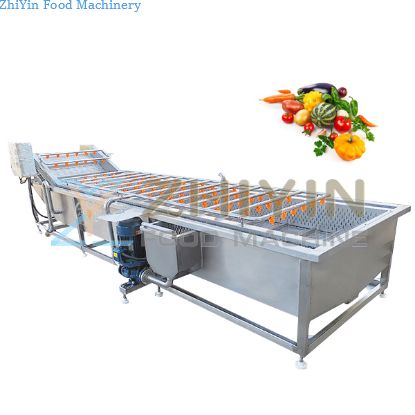 Industrial Vegetable Mango Cleaning Date Blueberry Strawberry Fruit Washer Bubble Washing Machine