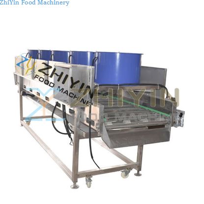 Vegetable and fruit washing and drying machine