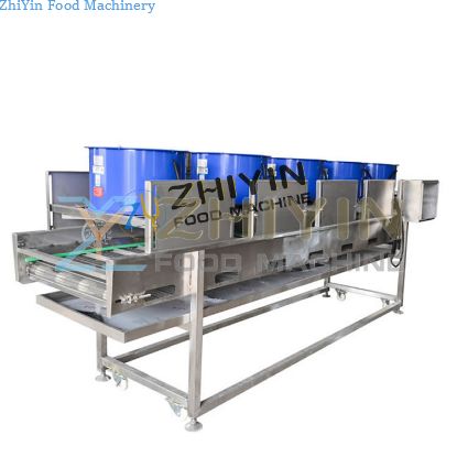 vegetable fruit seafood washing drying machine,Blanching cooling machine