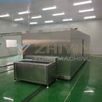 seafood frozen machine, dumpling low temperature quick-freezing machine Frozen French fries line IQF machine