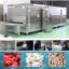 Industrial fluidized potato chips frozen line, seafood frozen machine, tunnel type food low temperature freezer