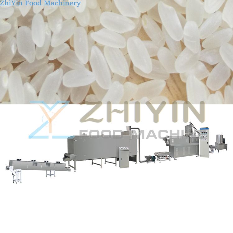 Industrial rice extruder, rice puffing production line,grain and rice production line