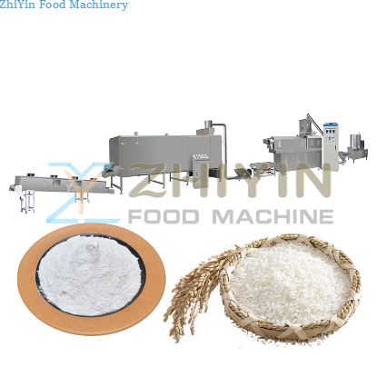 Rice Extruder Twin-screw Extruder Nutrition Rice Extruder Machinery Automatic Instant Rice Artificial Rice Nutritional 