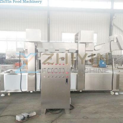 Frying Food processing production line Industrial French fries continuous frying machine snacks fryer