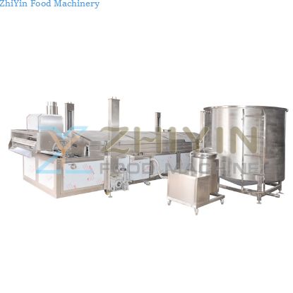 Automatic Continuous Namkeen Snack Frying Machine Fish Ball Frying Machine