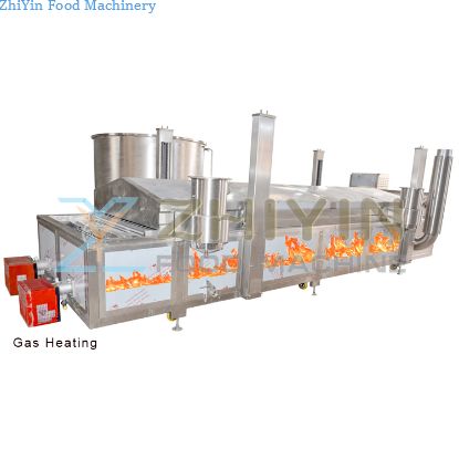 Gas Heating Automatic Industrial Corn Fryer Popcorn Corn Frying Machine Fish Frying Machine