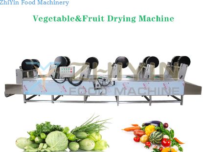 industrial SUS304 stainless steel fruit and vegetable air drying machine