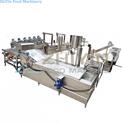 Industrial potato chips production line potato chips french fries full automatic making machine