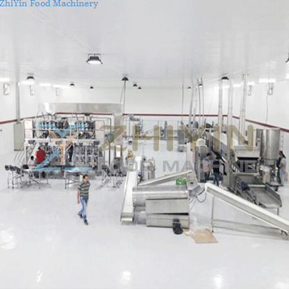 100-5000kg/Hour 200kg  500kg  1000kg Fully automatic Potato Chips production Line potato fries processing making machine