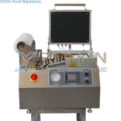 Automatic film cutting vacuum packaging and fitting vacuum packaging machine