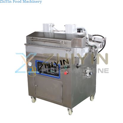 Meat and seafood automatic filling vacuum packaging machine beef and pork chop coating vacuum preservation machine