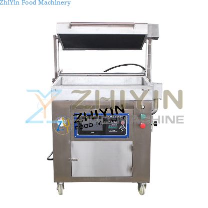 Automatic vacuum packing machine for steak and shrimp tail coated aquatic products
