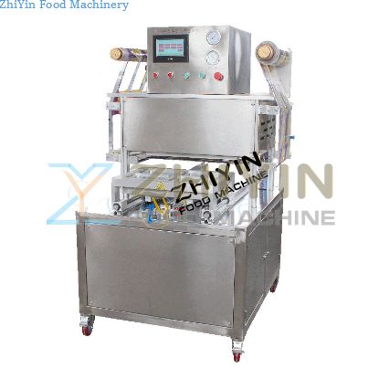 One out two gas adjustable box packing machine Automatic film sealing box packing machine