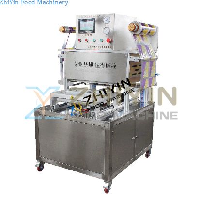 Double-station air-modified box packaging machine tmosphere packaging machine