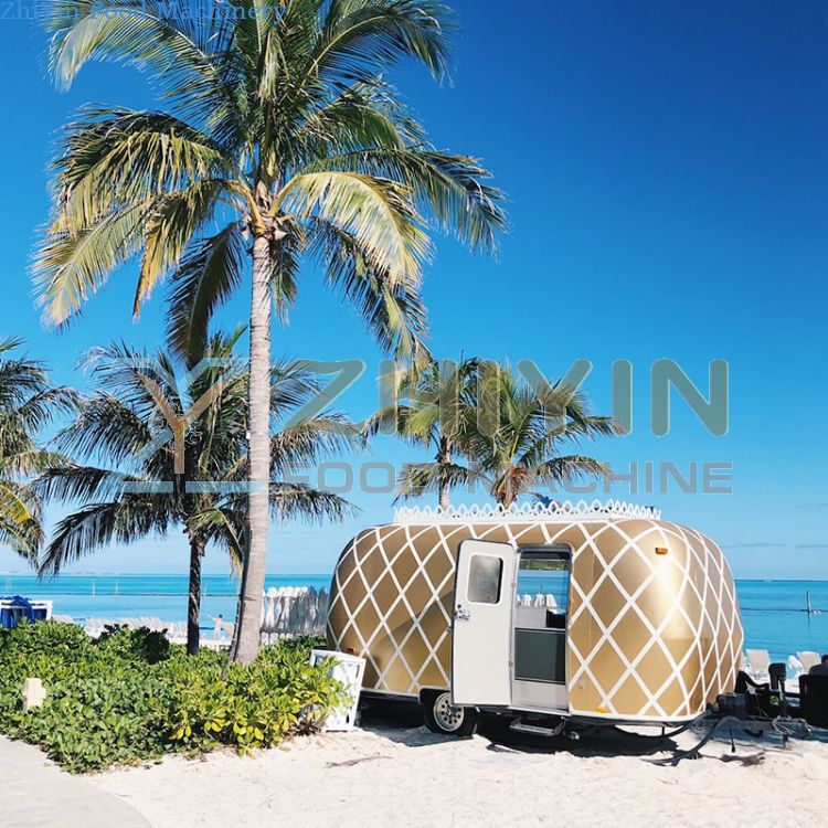 Electric Four-wheel Food Truck Mobile Breakfast Food Truck Mobile Night Market Stalls Square Food Rv Commercial
