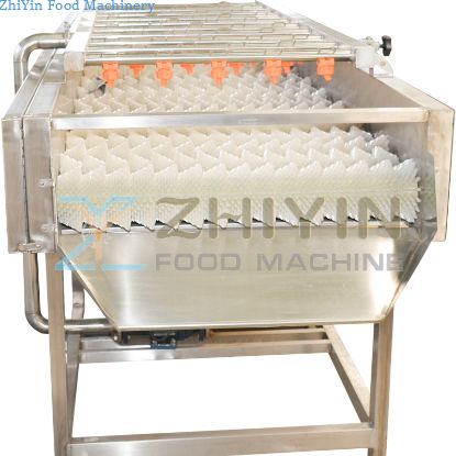 Root vegetable cleaning machine