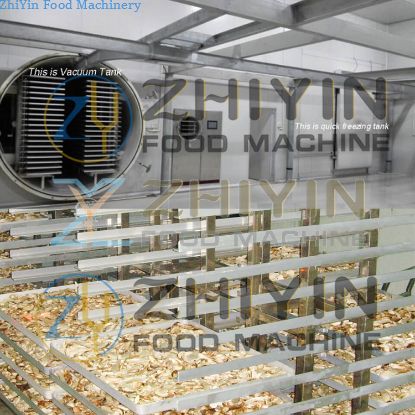 High-quality vegetable food vacuum freeze-drying equipment. Commercial freeze dryers for fruits freeze drying machine