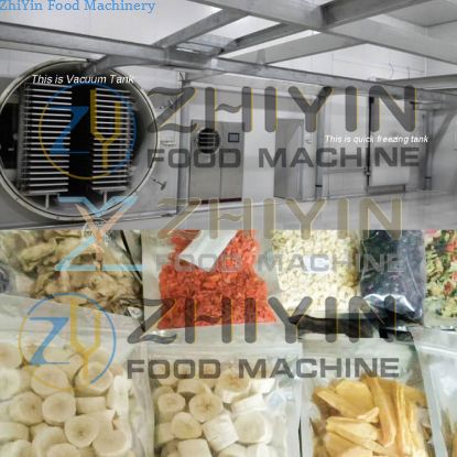 vegetable food vacuum freeze drying machine Commercial freeze dryers for fruits equipment