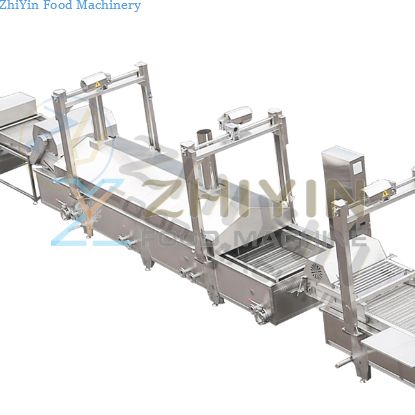 Frequency Control Potato Chip Production Line Cassava Chips Sweet Potato Chips Fried Making Machine