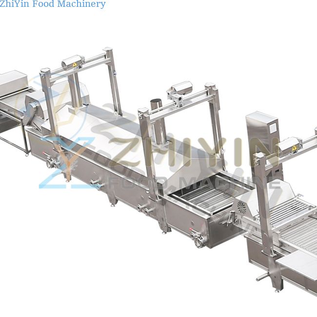 Frequency Control Potato Chip Production Line Cassava Chips Sweet Potato Chips Fried Making Machine