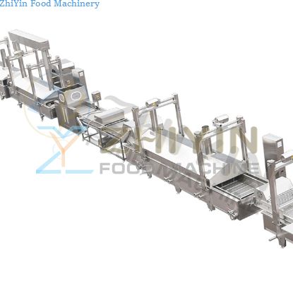 Automatic snack fried processing machine, potato chips sweet potato chips seasoning making line