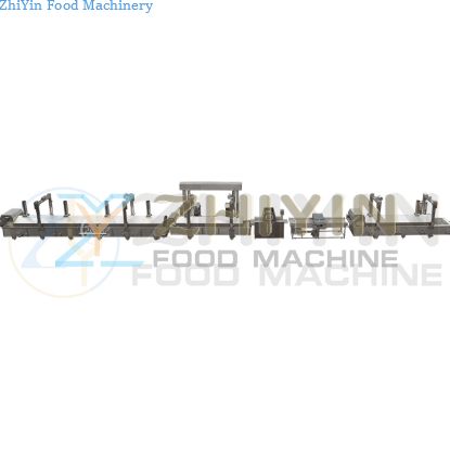 100kg-2000kg Fully automatic potato chips making line snack frying machine french fries production line
