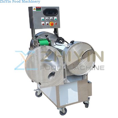 Automatic Vegetable Cutting Machine Double-head Various Models Vegetable Cutting Machine Multi-function Shredding And Cutting Machine