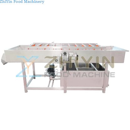 Fruit cleaning and waxing machine Vegetable and fruit brush cleaning machine