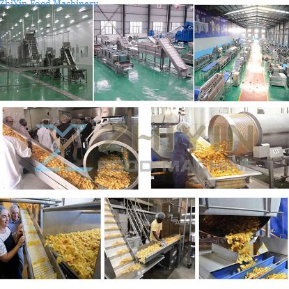 Automatic Frying Production Line Food Frying Equipment Potato Chip Frying Machine Meat Frying Machine