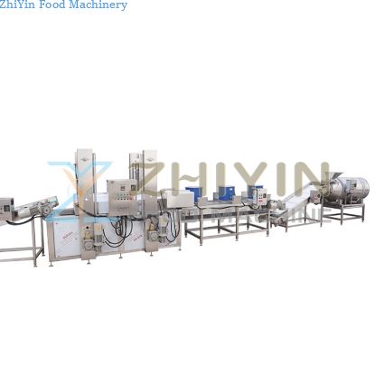 Automatic Electric Heating Frying Machine Fried Fish Tofu Chicken And Rice Flower Line