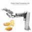 Full- Automatic Fried Potato Chips Production Line French Fries Making Machine Frozen Fries Processing Machine
