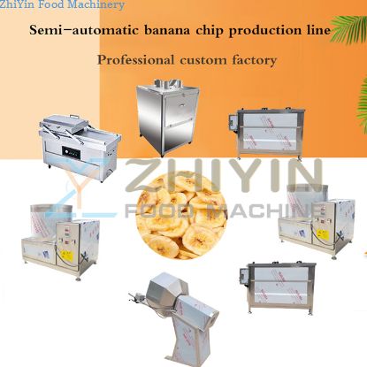 Banana Chips Production Line Fruit And Vegetable Chips Making Machine