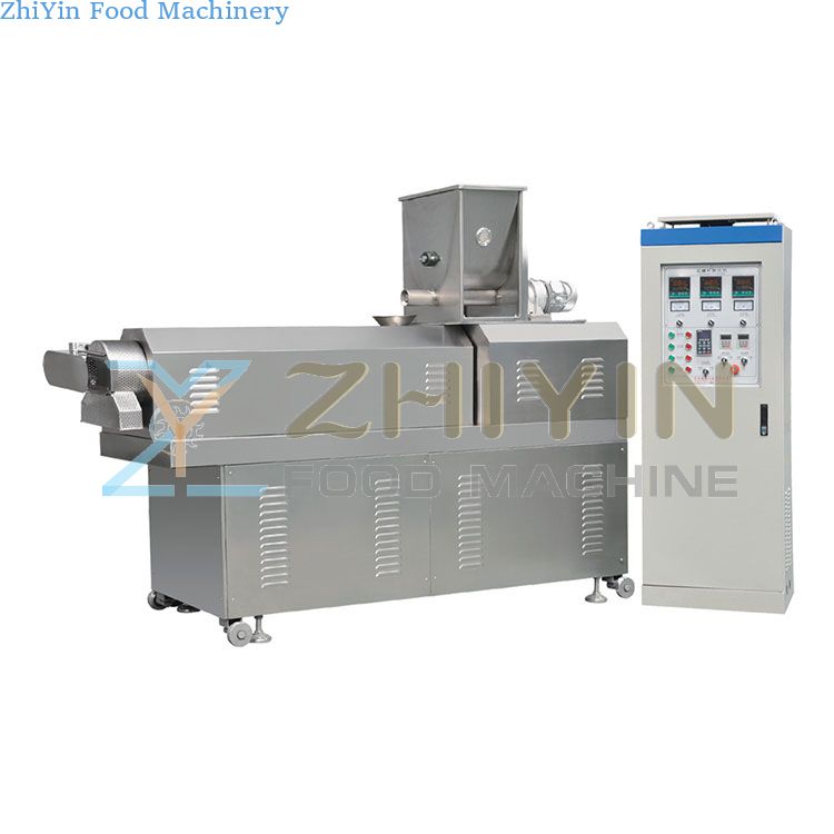 Food Processing Puffed Food Equipment Twin-Screw Puffed Sandwich Rice Cracker Food Production Line