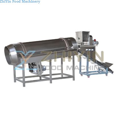 Fried Food Potato Chips French Fries Production Line Automatic Drum Seasoning Machine