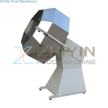 Food Fried Snacks Seasoning Machine, Nut Processing Seasoning Machine Pet Feed Seasoning Line