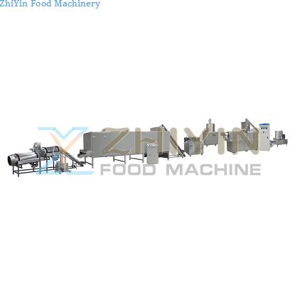 Sandwich rice cracker puffing extruder doughnut processing line