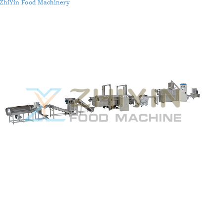 Puffed Snack Processing Machinery Cereal Food Rice Cooker Small Snacks Processing Seasoning Line