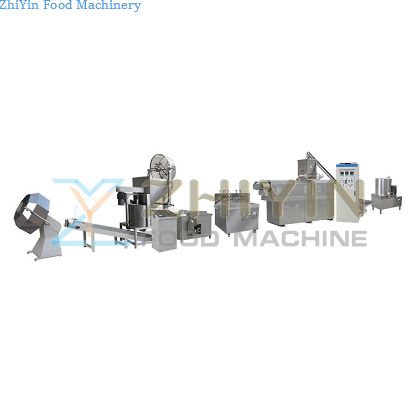 Fried Food Puffing Machine Assembly Line, Snack Food Delicious Crispy Food Puffing Machine