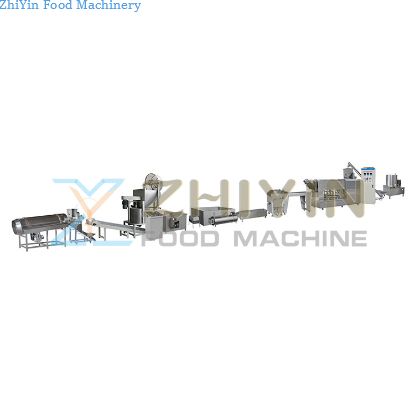 Single Screw Puffing Extruder Crispy Snack Food Processing Puffing Machine