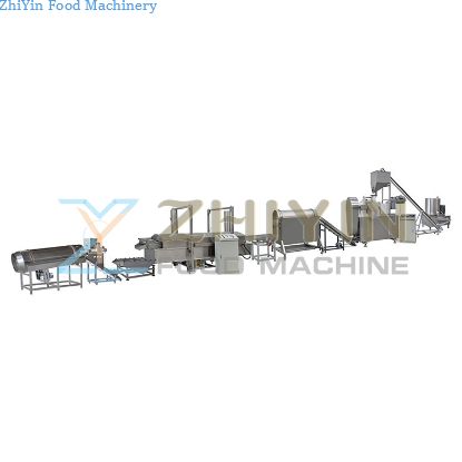 Puffed food production and processing equipment, fried Cheeto millet strip jiangmi strip leisure puffed food production line