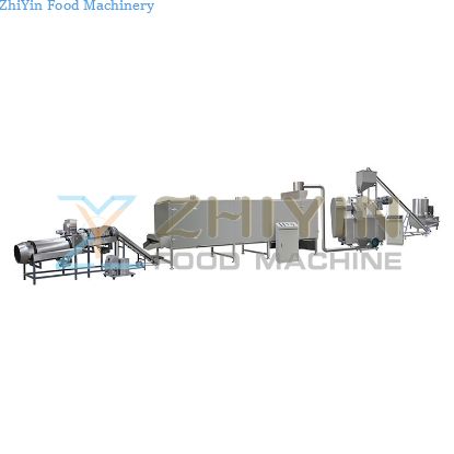 Corn Strip Puffed Food Production Line, Puffed Snack Fried Food Machinery And Equipment