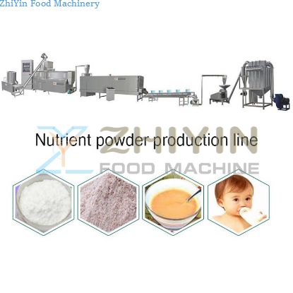 Whole Grain Nutrition Powder Production Machine, Baby Walnut Powder Brewed Instant Breakfast Powder Automatic Processing Equipment