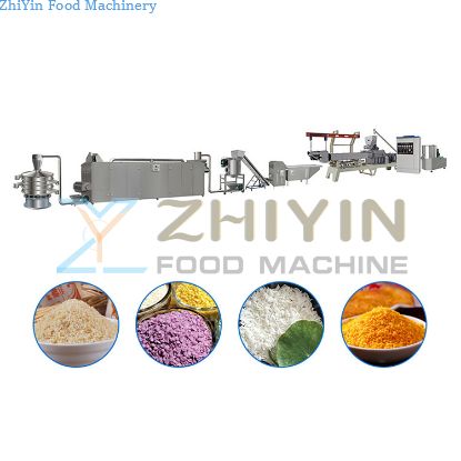 Bread Crumb Production Line Bread Crumb Extruder Snow Bran Fried Food Bran Production Line