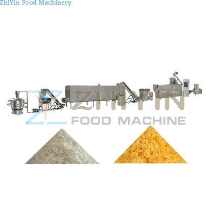 Puffed Bread Crumbs Equipment, Block Flaky Bread Crumbs Production Line, Crumb Bread Crumbs Production Equipment Chicken Fillet Flour