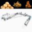Industrial Continuous Potato Chip Fryer Quick-frozen French Fries Production Line Customized 100-5000kg/hour Potato Chips Making Line