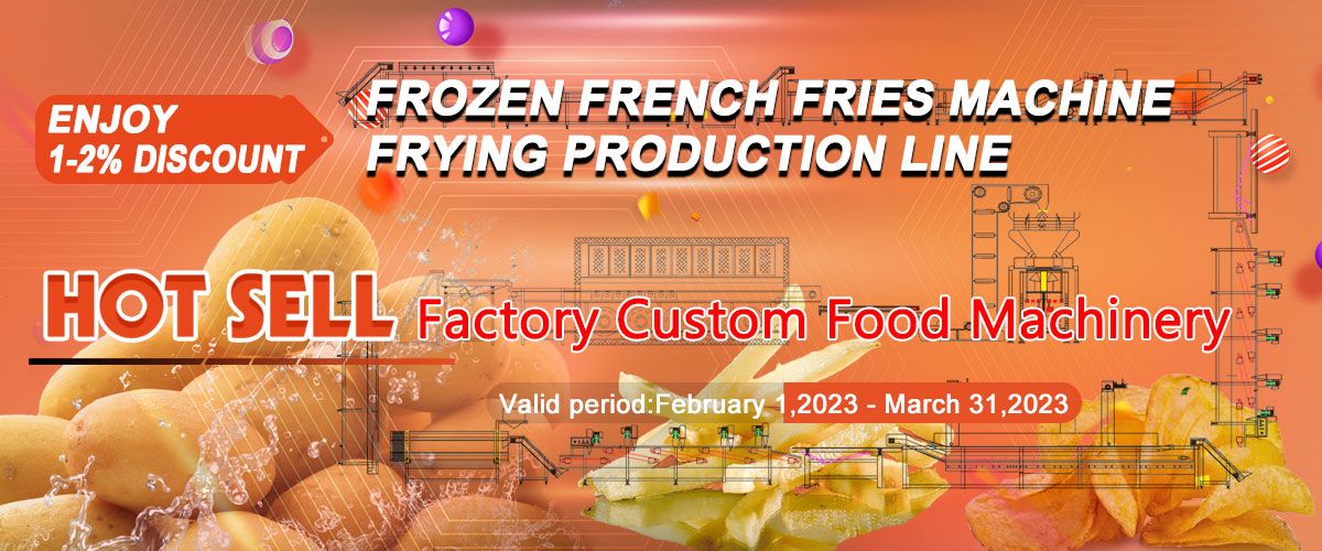 potato chips making line Frozen French Fries machine Potato chip production machine