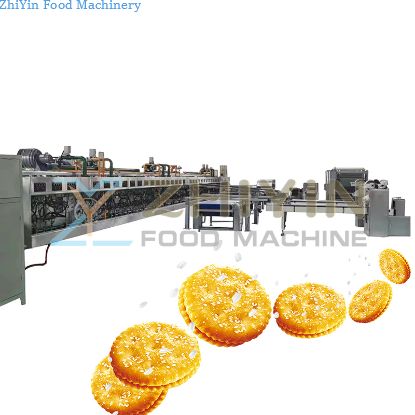 Cheese Biscuit Processing Production Line French Cookie Biscuit Processing Equipment 800kg Automatic Crispy Biscuit Machine