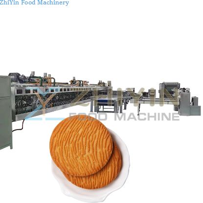 Biscuit Processing Production Line French Cookie Biscuit Processing Equipment Electric Heating Gas Heating Oven Crispy Biscuit Making Machine