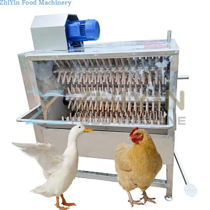 Poultry Slaughterhouse Stainless Steel Hair Removal Machine Custom Chicken Duck Goose Hair Plucking Machine